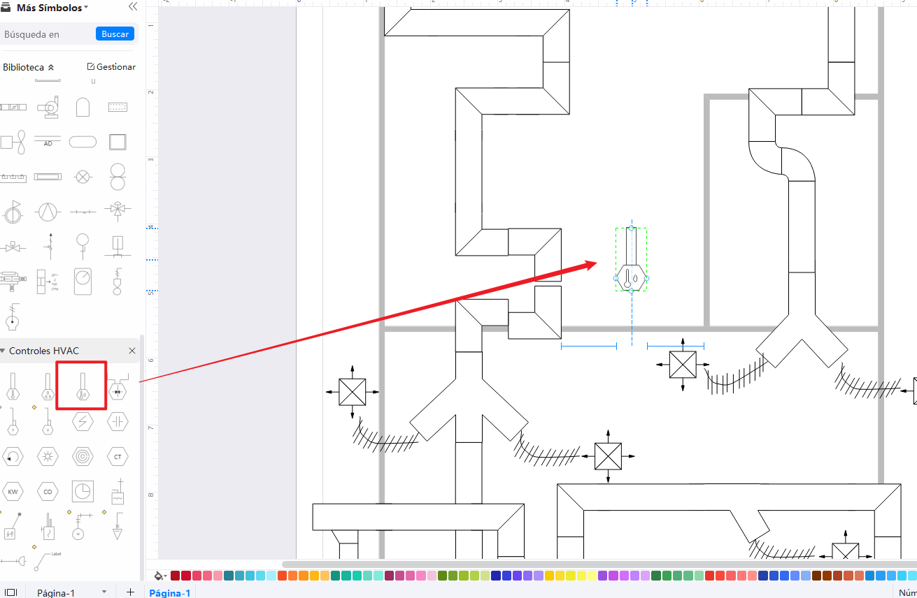 cómo utilizar los símbolos de hvac