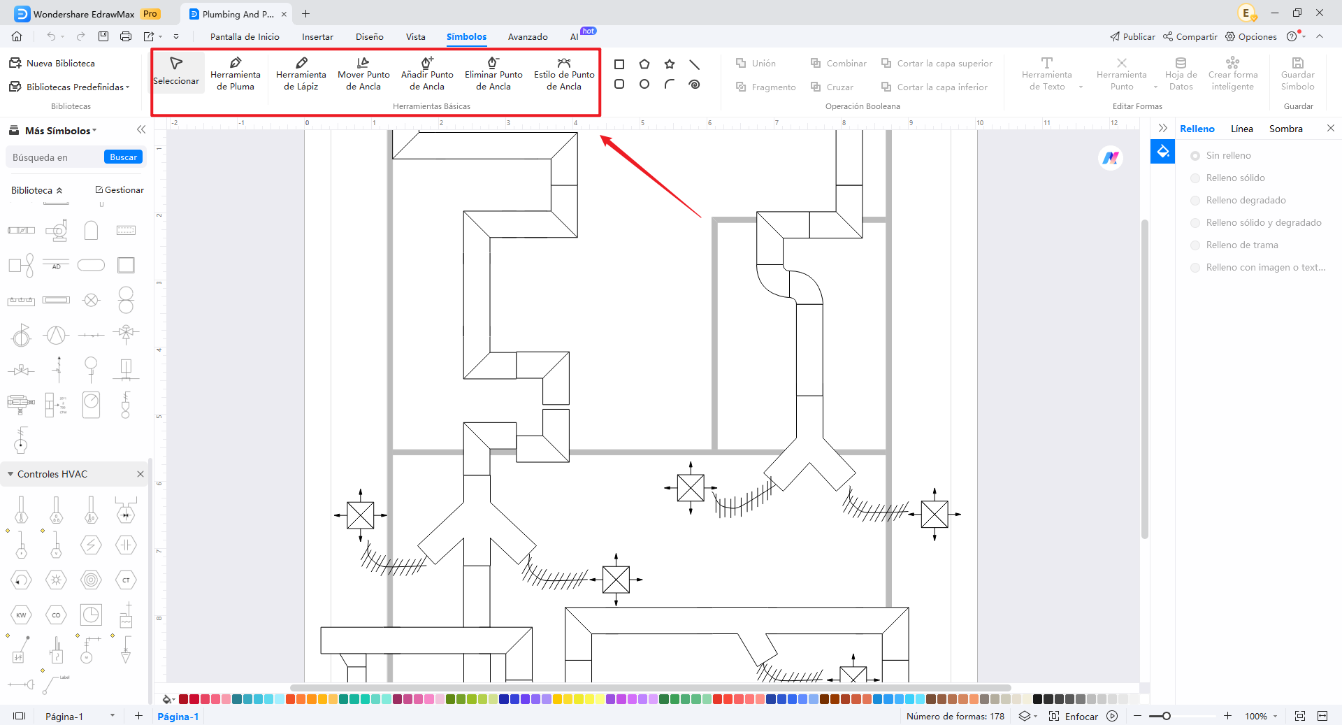 cómo crear más símbolos hvac