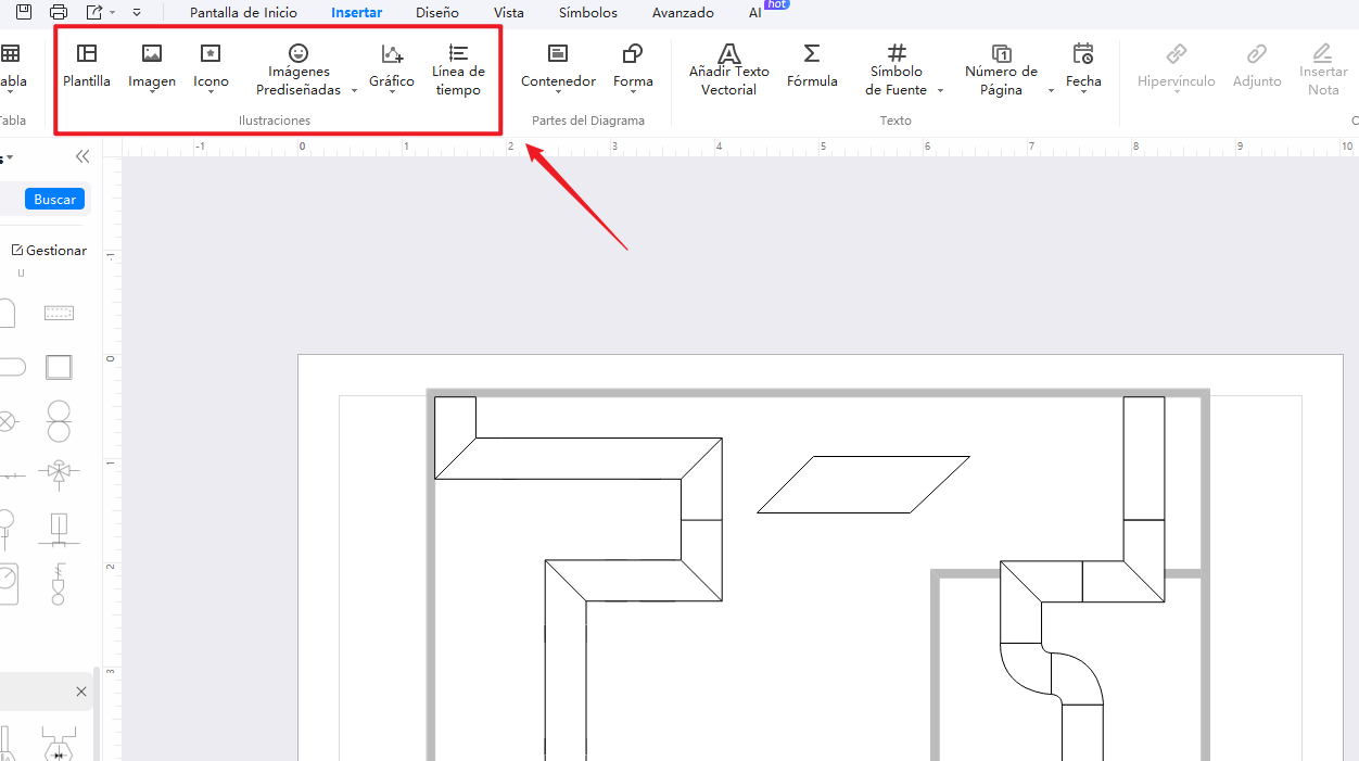 cómo crear más símbolos hvac
