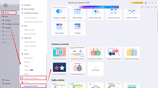 cómo crear un organizador gráfico de idea principal
