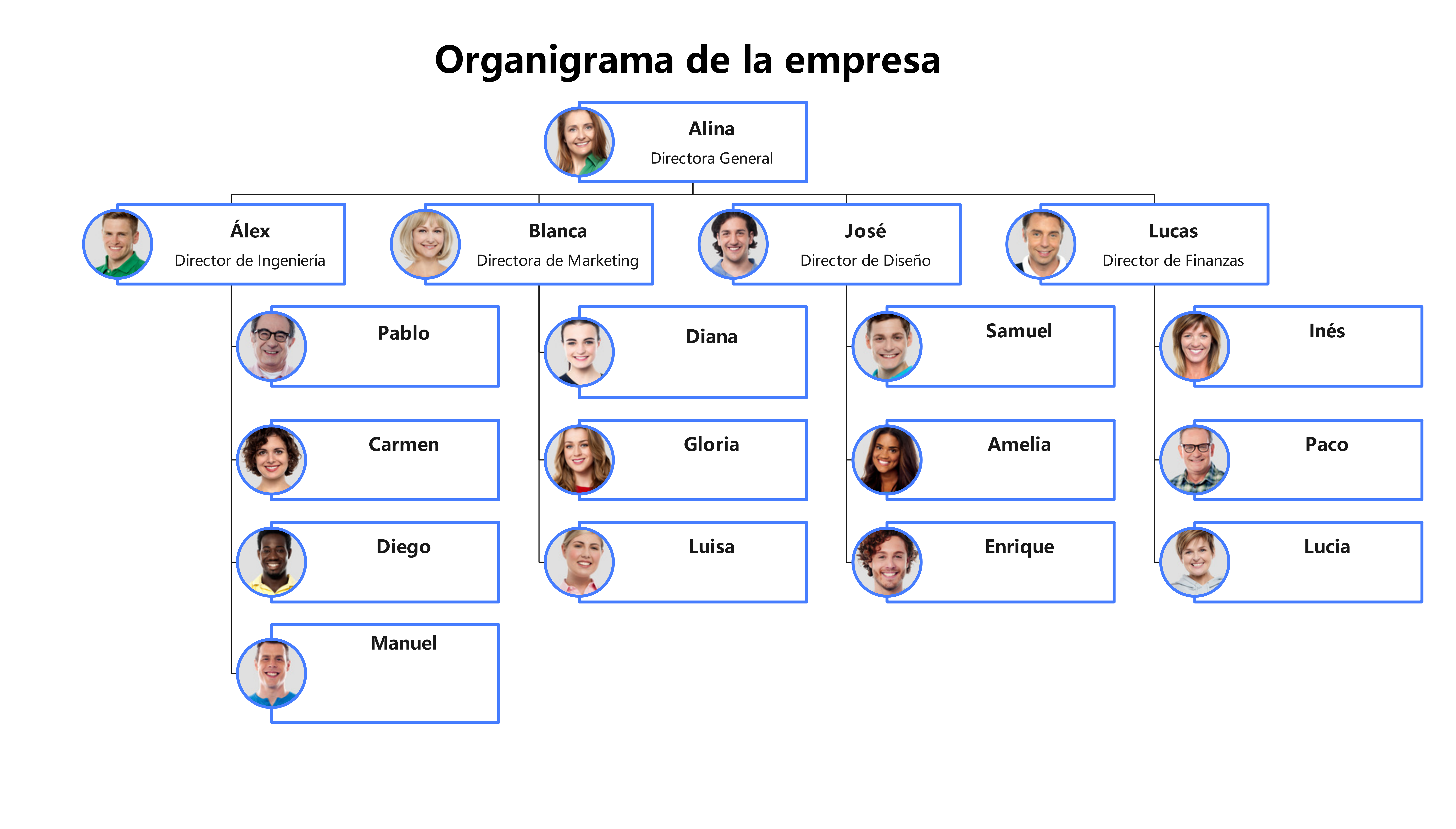 diagrama organizacional