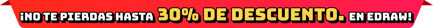 ¡No te pierdas hasta 30% de DTO. en Eddraw!