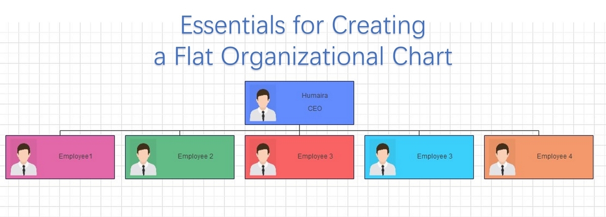 flat organizational chart basics