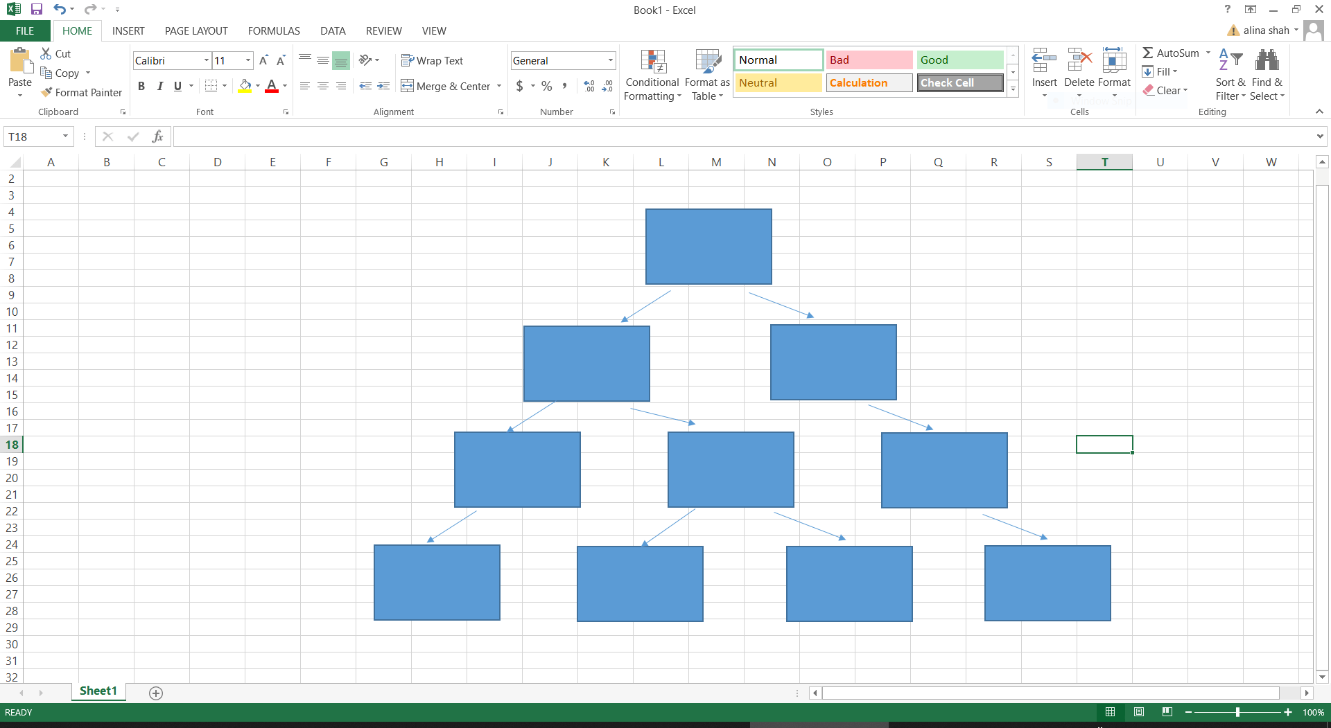 excel-hierarchy-tree