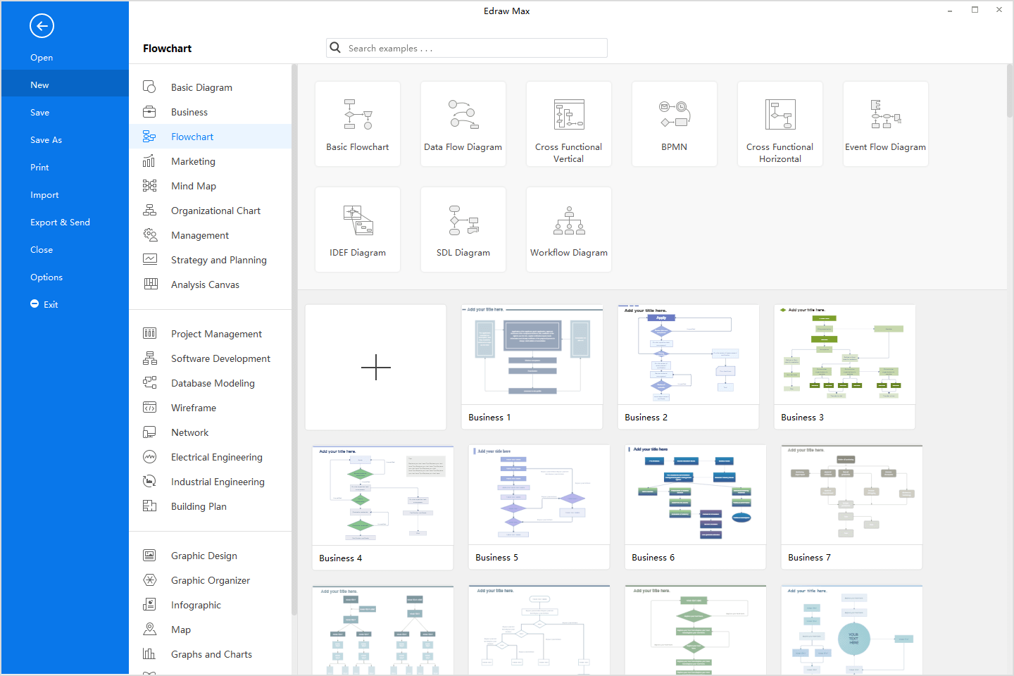all flow chart templates