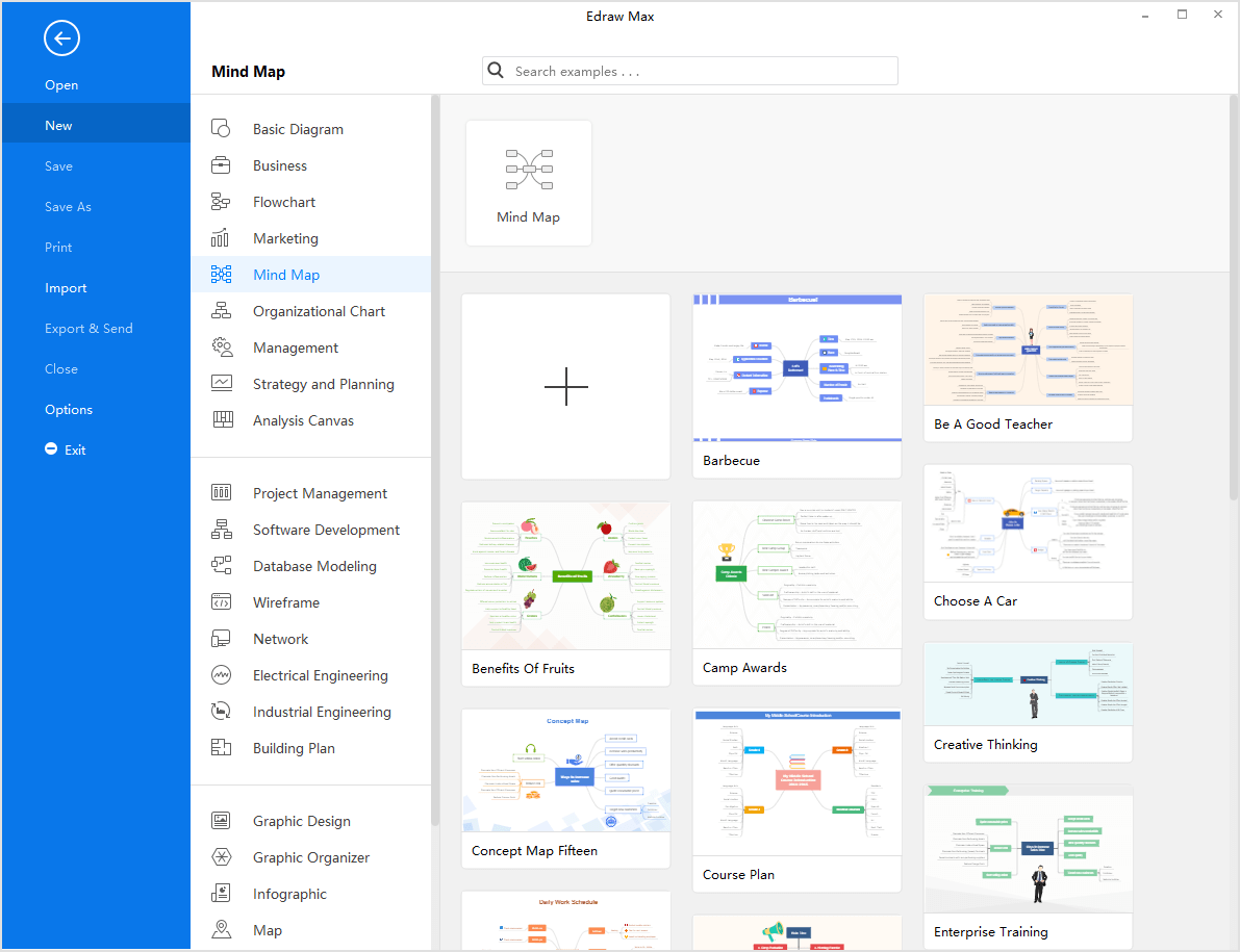 all mind map templates