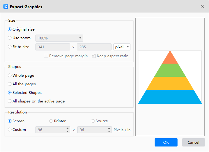 export to graphics window