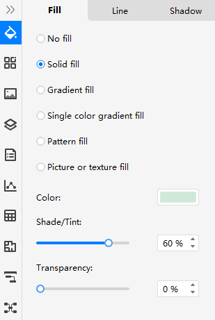 fill pane rightside