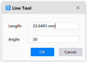 line tool window