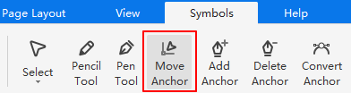 move anchor button