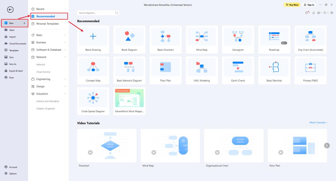 Créer de nouveaux diagrammes