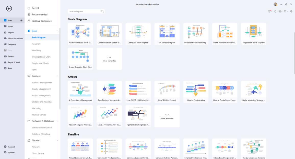 Crear nuevos diagramas