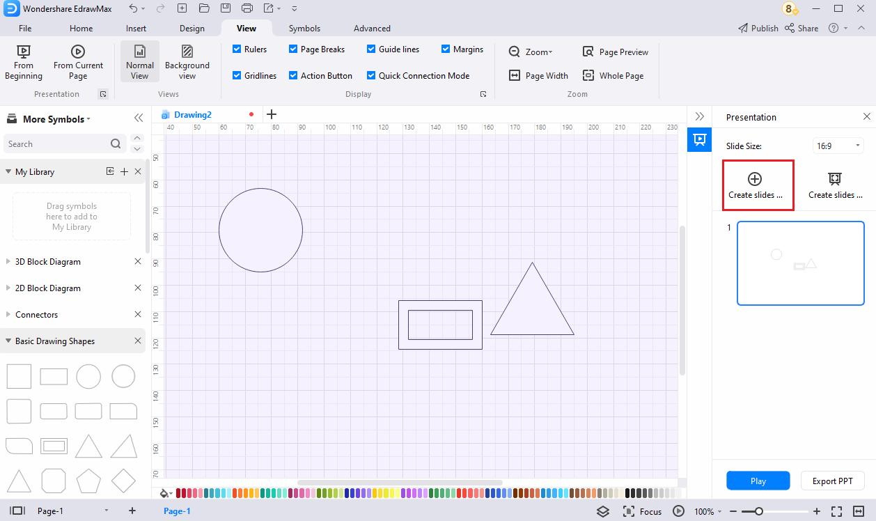 Create Slides Manually