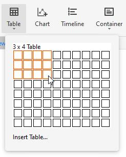 Insertar Tablas