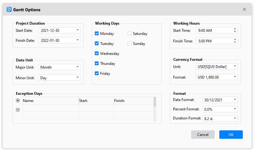 Come creare un diagramma di Gantt