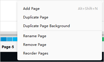 page context menu