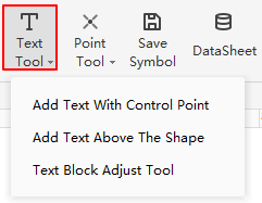 symbol text tool