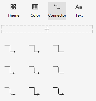 theme connector pane rightside