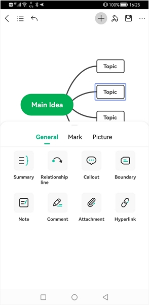 EdrawMind android features unit