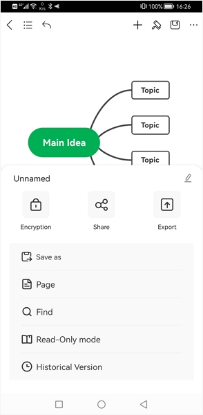 EdrawMind android more features