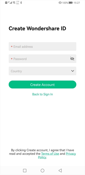 EdrawMind android Register