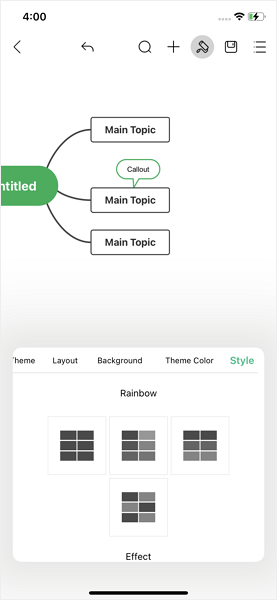 EdrawMind iOS Styles