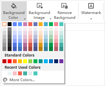 background color button