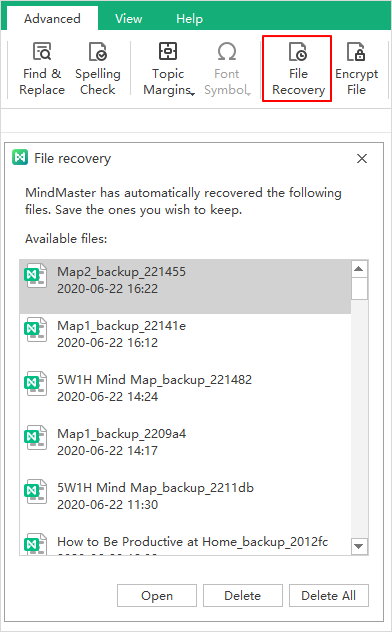 file recovery window