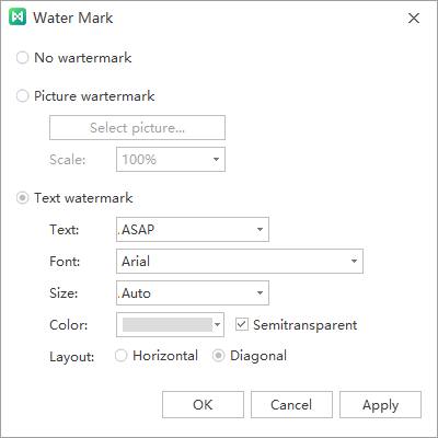 watermark window