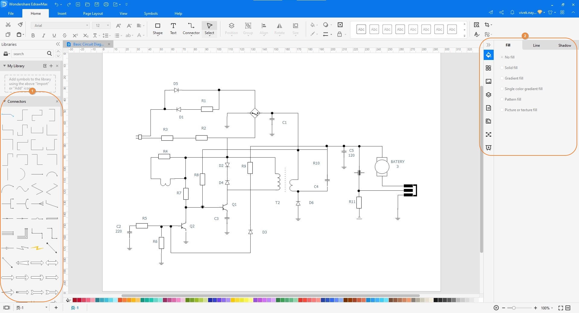 Anpassen des Diagramms