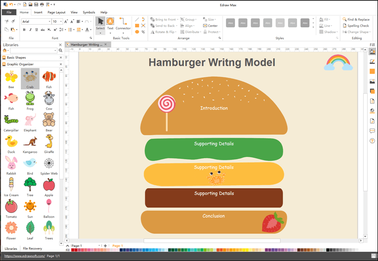 Easy Graphic Organizer Edraw