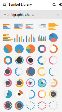 EdrawMax Símbolos de Infográficos