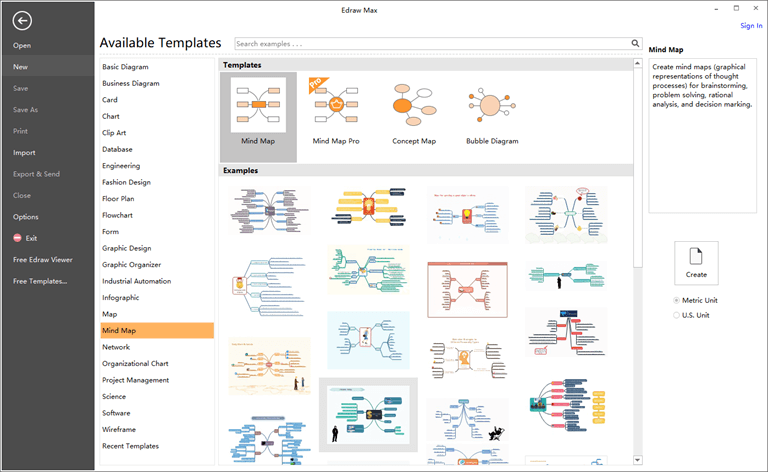 Make a Mind Map in Edraw