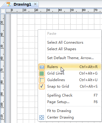 Wireframing Tool Arbeitsfläche