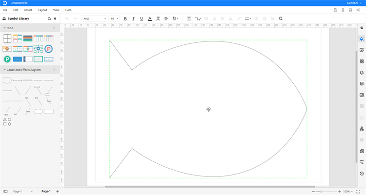 add symbol in edrawmax