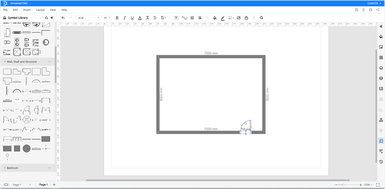 Create a New Floor Plan︱EdrawMax Online