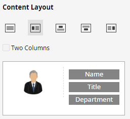 org chart content layout