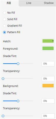 pattern fill option