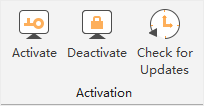 activate and deactive buttons