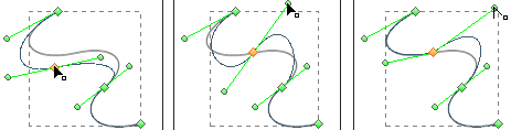 ajuster les segments de courbe