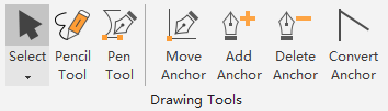 groupe d'outils de dessin