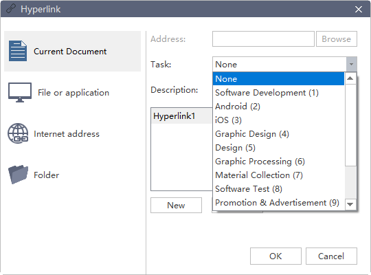 select current document