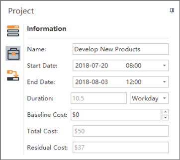 project panel