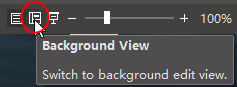 background view button