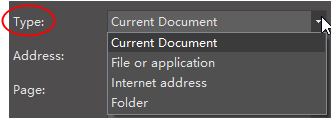 current document option