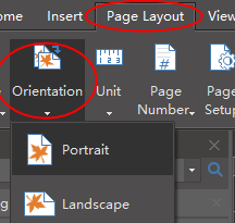 orientation button