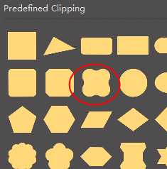 predefined clipping library