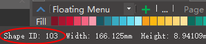 where to find shape id