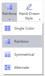 rainbow option menu