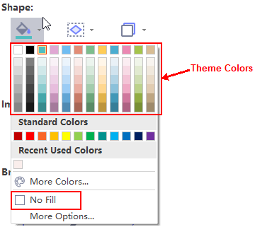 theme fill colors